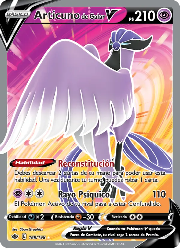 Articuno de Galar V #169