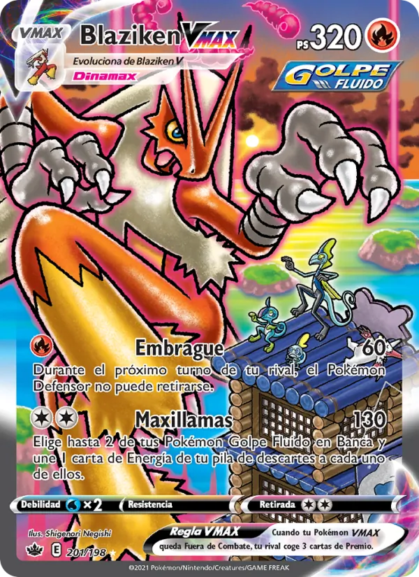 Blaziken VMAX #201