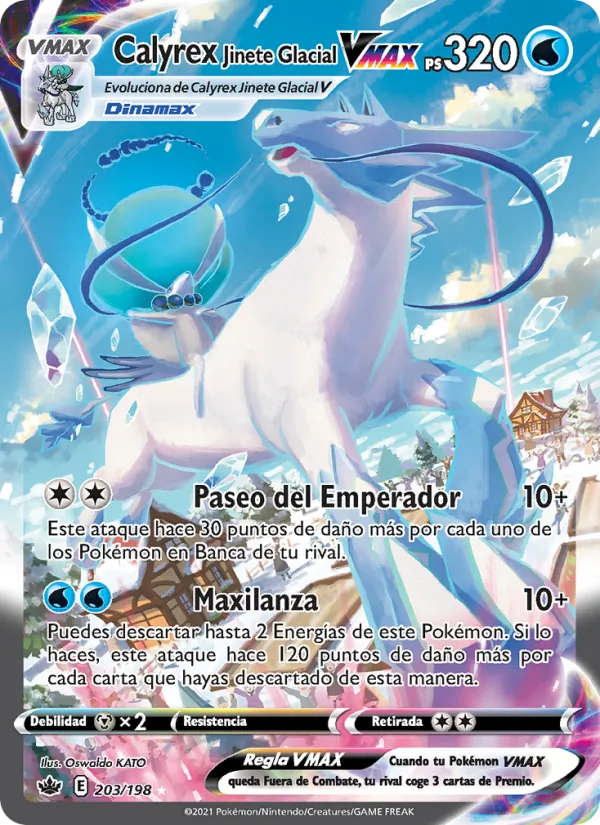 Ice Rider Calyrex VMAX #203