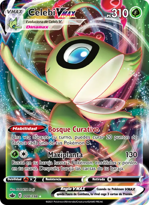 Celebi VMAX #008 — Reinado Escalofriante