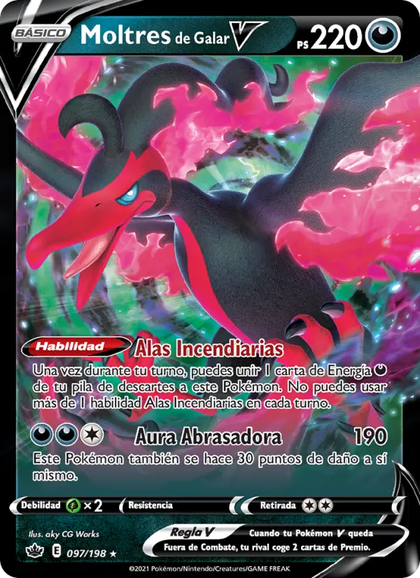 Moltres de Galar V #097
