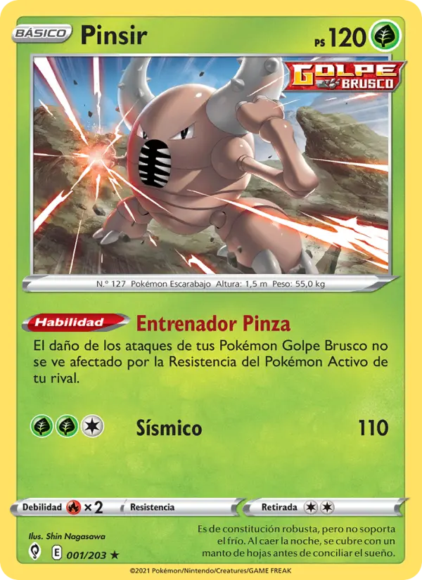 Pinsir #001 — Cielos Evolutivos