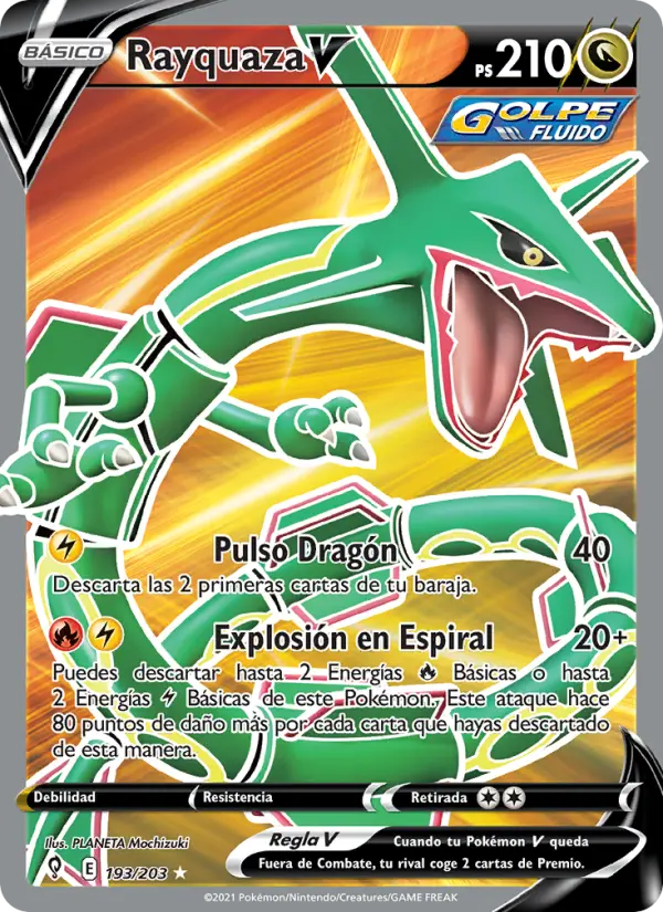 Rayquaza V #193 — Cielos Evolutivos