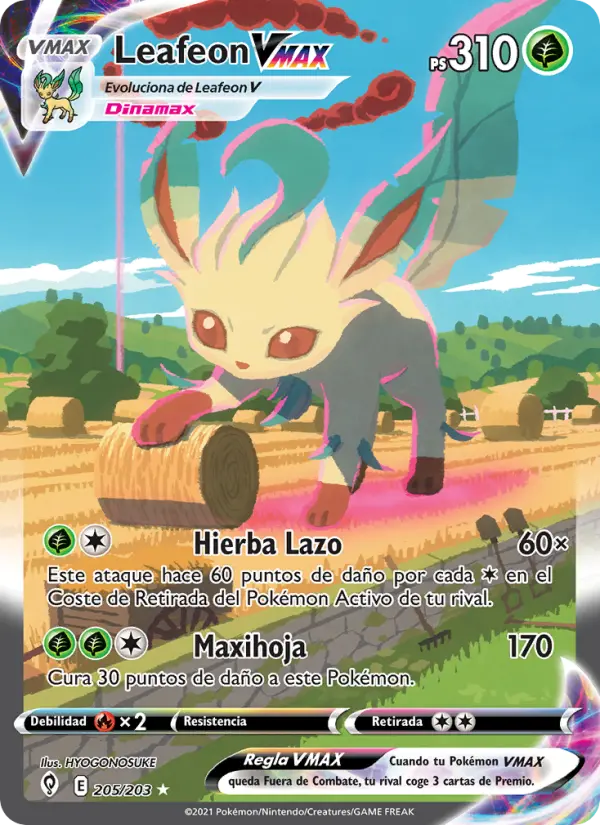 Leafeon VMAX #205