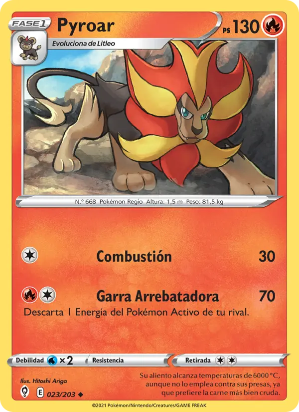Pyroar #023