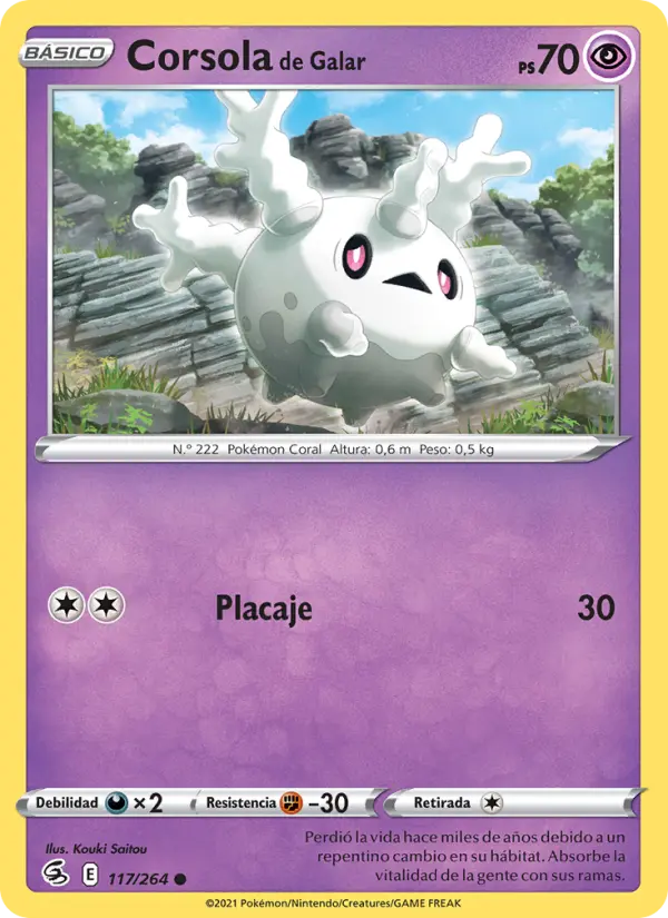 Corsola de Galar #117