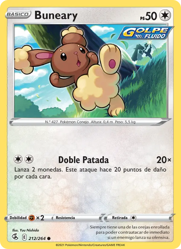 Buneary #212 — Golpe Fusión