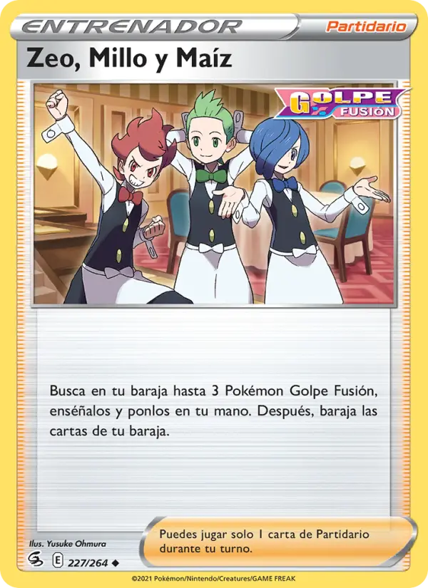 Zeo, Millo y Maíz #227 — Golpe Fusión (Reverse Holo)