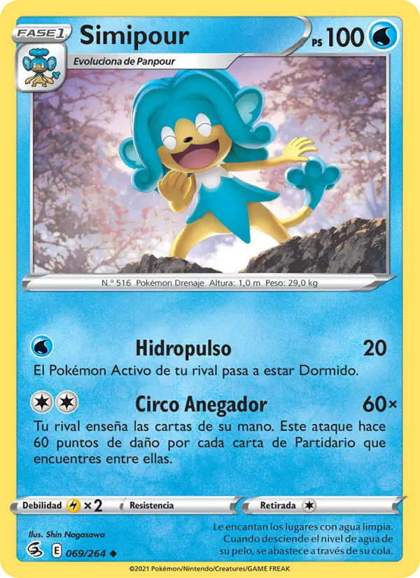 Simipour #069 — Golpe Fusión (Reverse Holo)