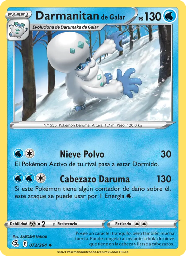 Darmanitan de Galar #072