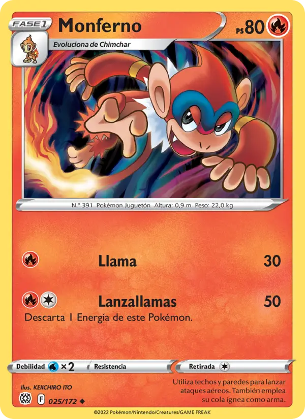 Monferno #025 — Astros Brillantes