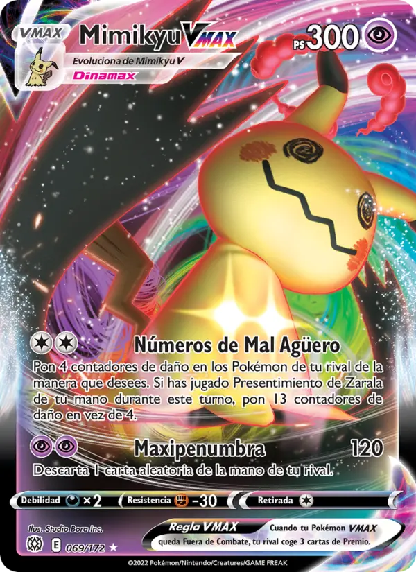Mimikyu VMAX #069 — Astros Brillantes