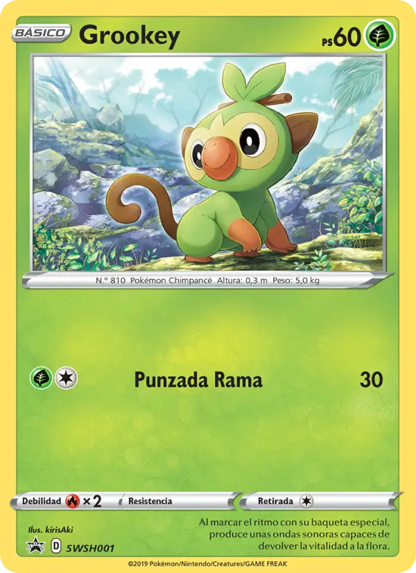 Grookey #001