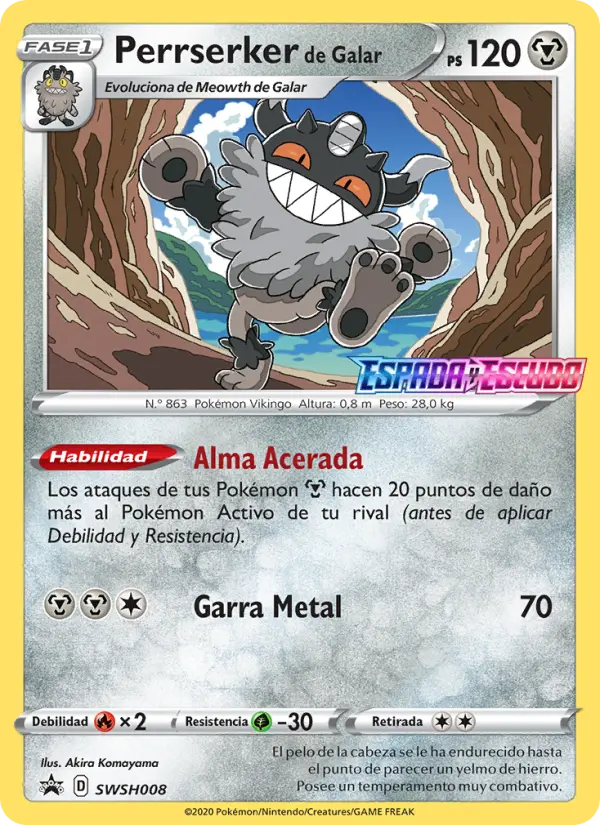 Perrserker de Galar #008