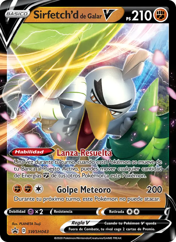 Sirfetch'd de Galar V #043 — Cartas de promoción ESES