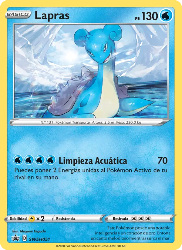 Lapras #051 — Cartas de promoción ESES