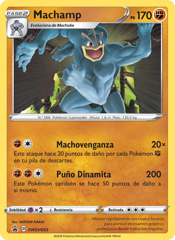 Machamp #053 — Cartas de promoción ESES