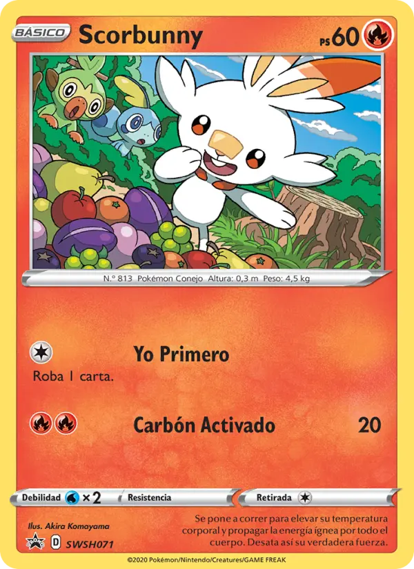 Scorbunny #071 — Cartas de promoción ESES