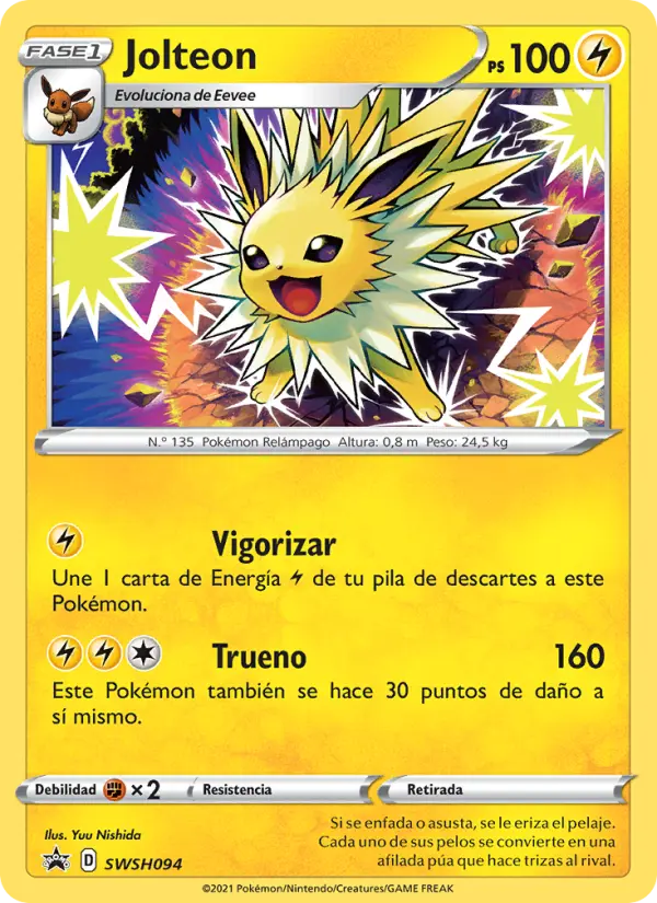 Jolteon #094 — Cartas de promoción ESES