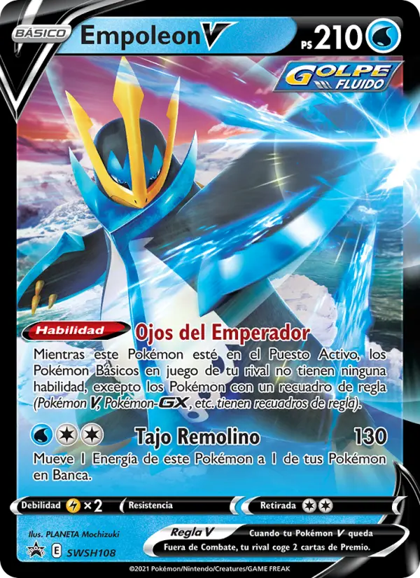 Empoleon V #108 — Cartas de promoción ESES