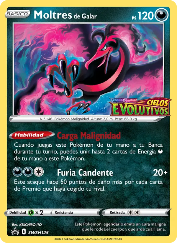 Moltres de Galar #125