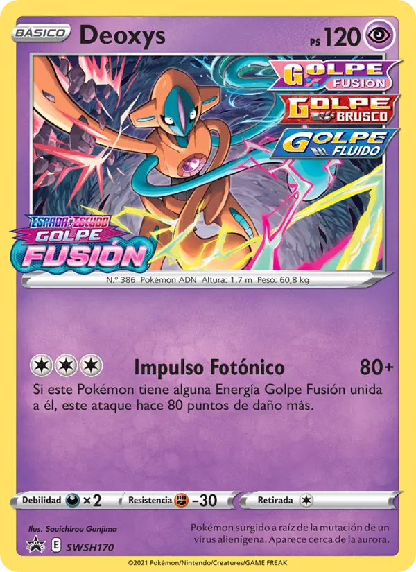 Deoxys #170 — Cartas de promoción ESES