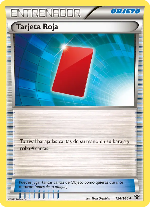 Tarjeta Roja #124 — XY (Reverse Holo)