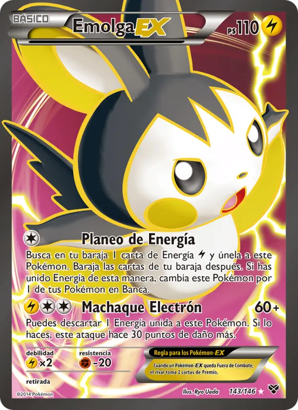 Emolga EX #143