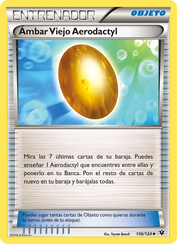 Ámbar Viejo Aerodactyl #106