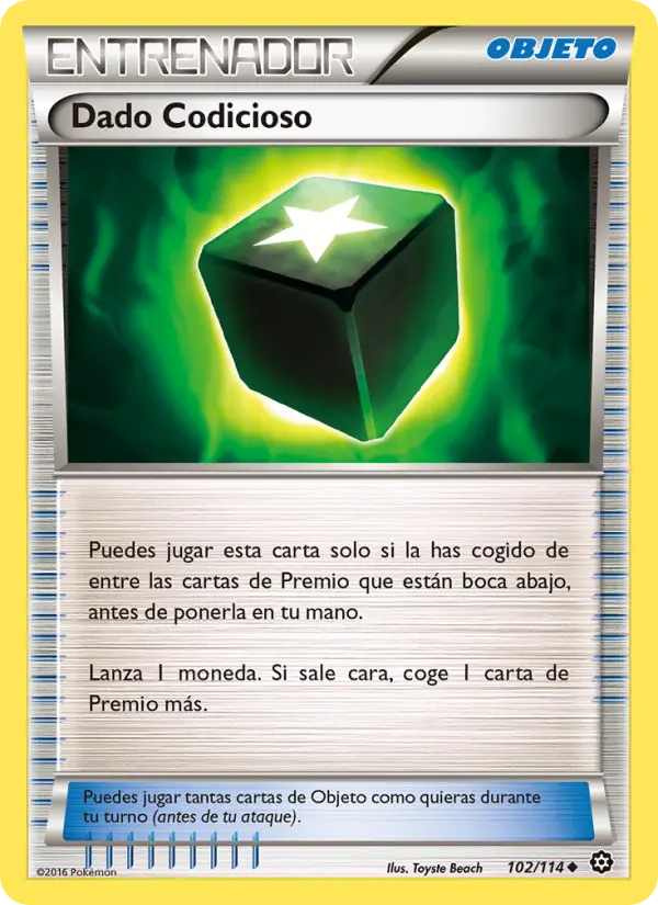 Dado Codicioso #102 — Asedio de Vapor (Reverse Holo)
