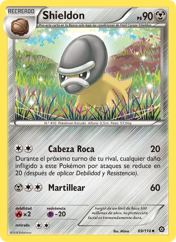 Shieldon #69 — Asedio de Vapor (Reverse Holo)