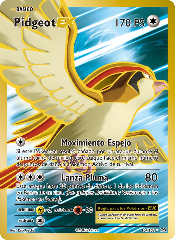 Pidgeot ex #104
