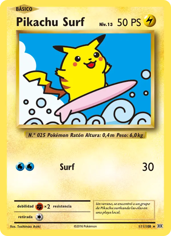 Surfing Pikachu #111
