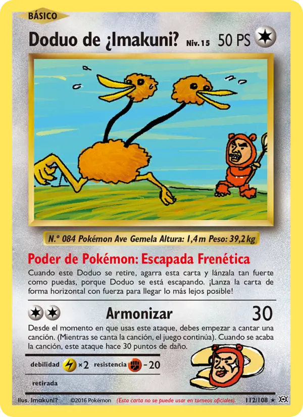 Doduo de ¿Imakuni? #112 — Evoluciones