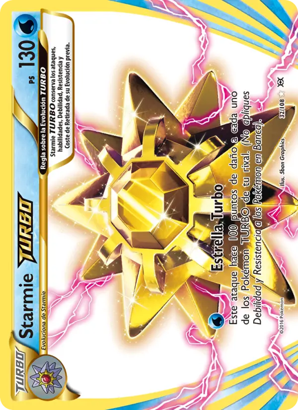 Starmie TURBO #32 — Evoluciones