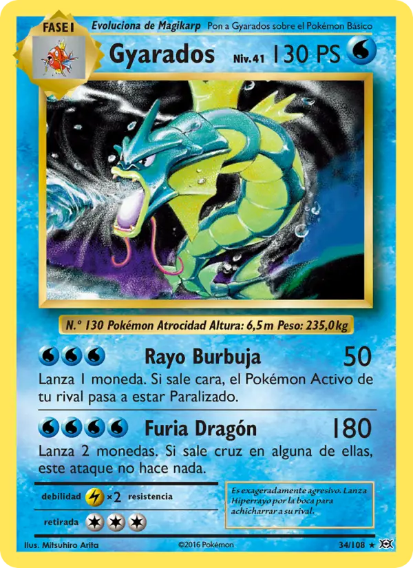 Gyarados #34 — Evoluciones