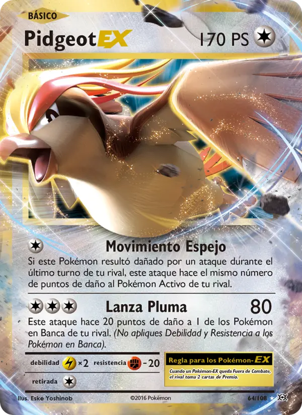 Pidgeot ex #64