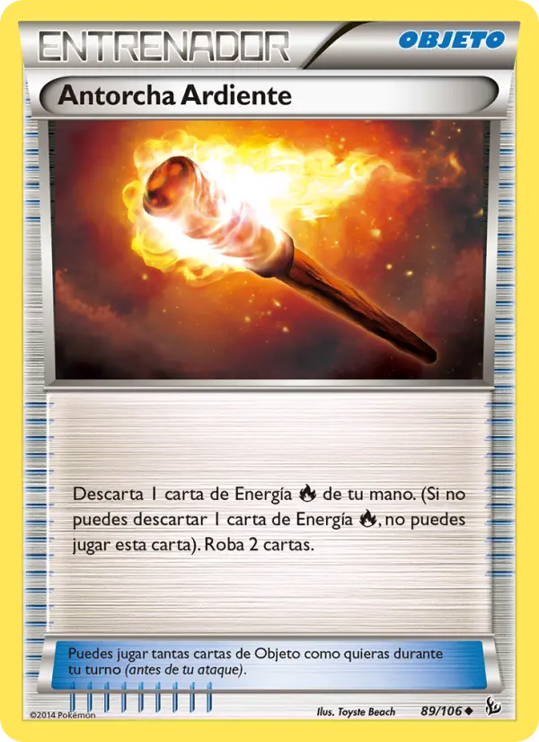 Antorcha Ardiente #89 — Destellos de Fuego (Reverse Holo)
