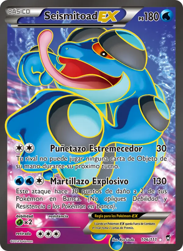 Seismitoad EX #106