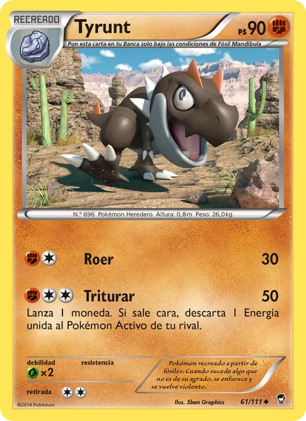 Tyrunt #61 — Puños Furiosos (Reverse Holo)