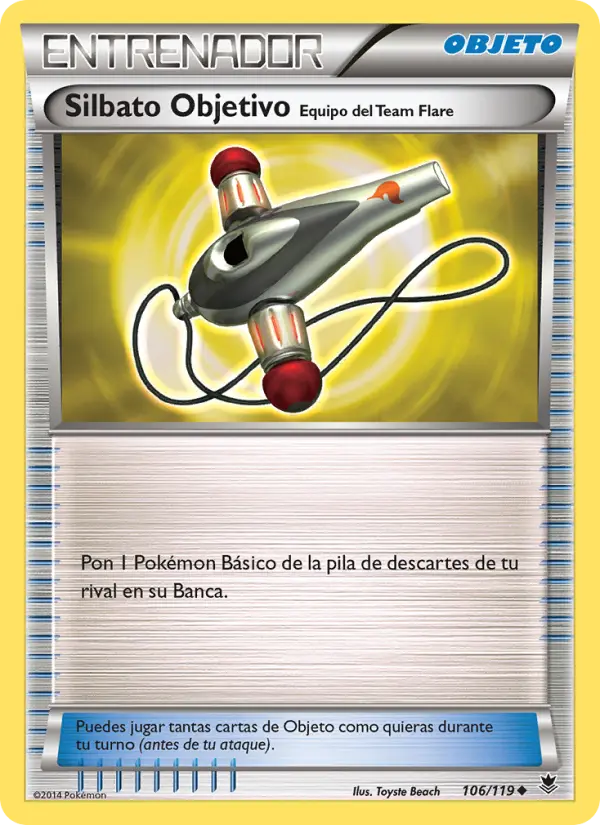 Silbato Objetivo Equipo del Team Flare #106 — Fuerzas Fantasmales
