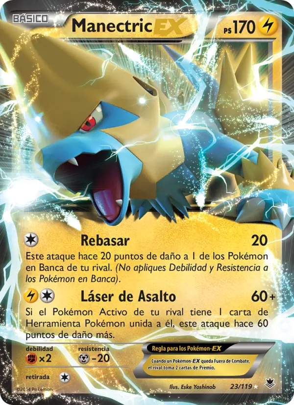 Manectric EX #23 — Fuerzas Fantasmales