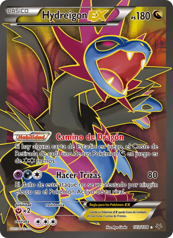 Hydreigon EX #103 — Cielos Rugientes