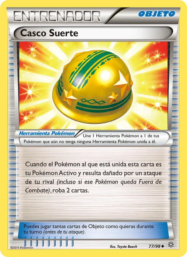 Casco Suerte #77 — Antiguos Orígenes (Reverse Holo)
