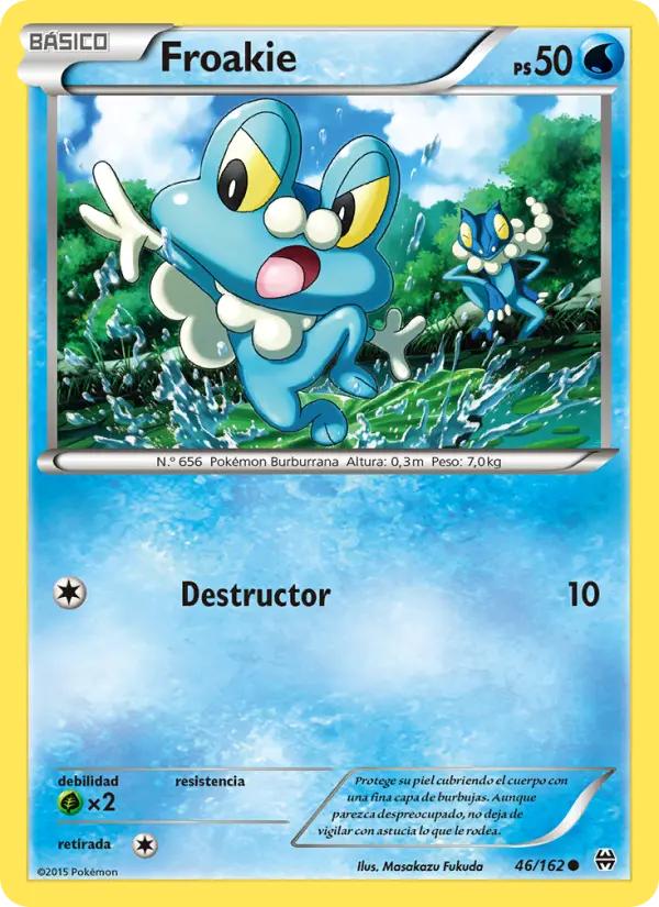 Froakie #46 — Turbo Impulso (Reverse Holo)
