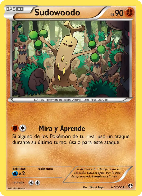 Sudowoodo #67 — TURBOLímite (Reverse Holo)