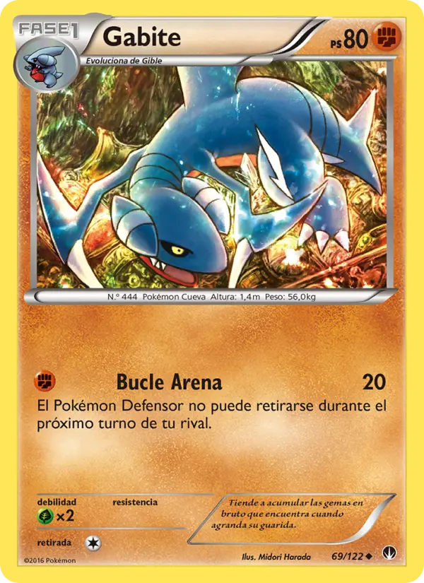 Gabite #69 — TURBOLímite (Reverse Holo)