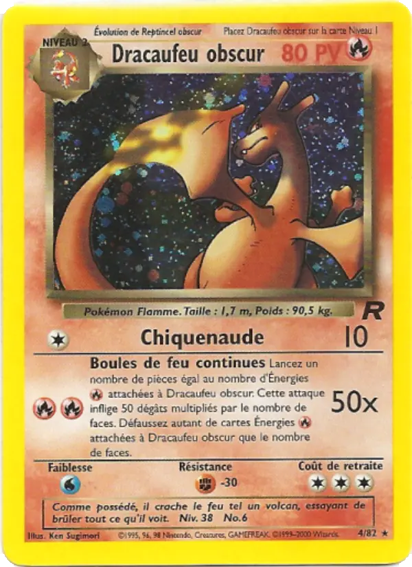 Dracaufeu obscur #4 — Team Rocket