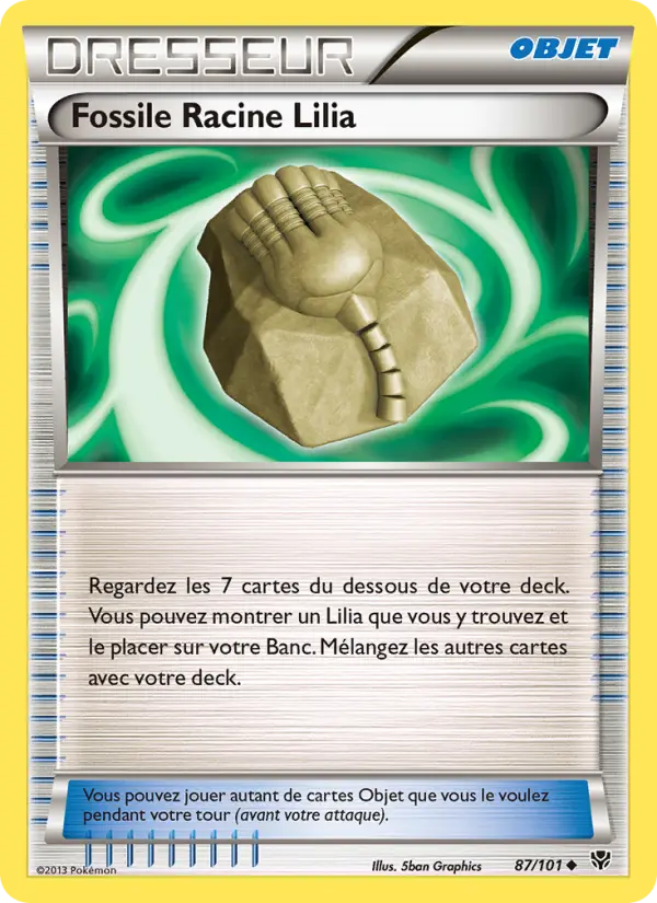 Fossile Racine Lilia #87 — Explosion Plasma (Reverse Holo)
