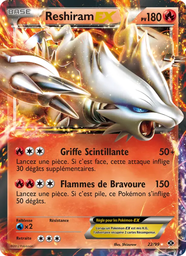 Reshiram EX #22